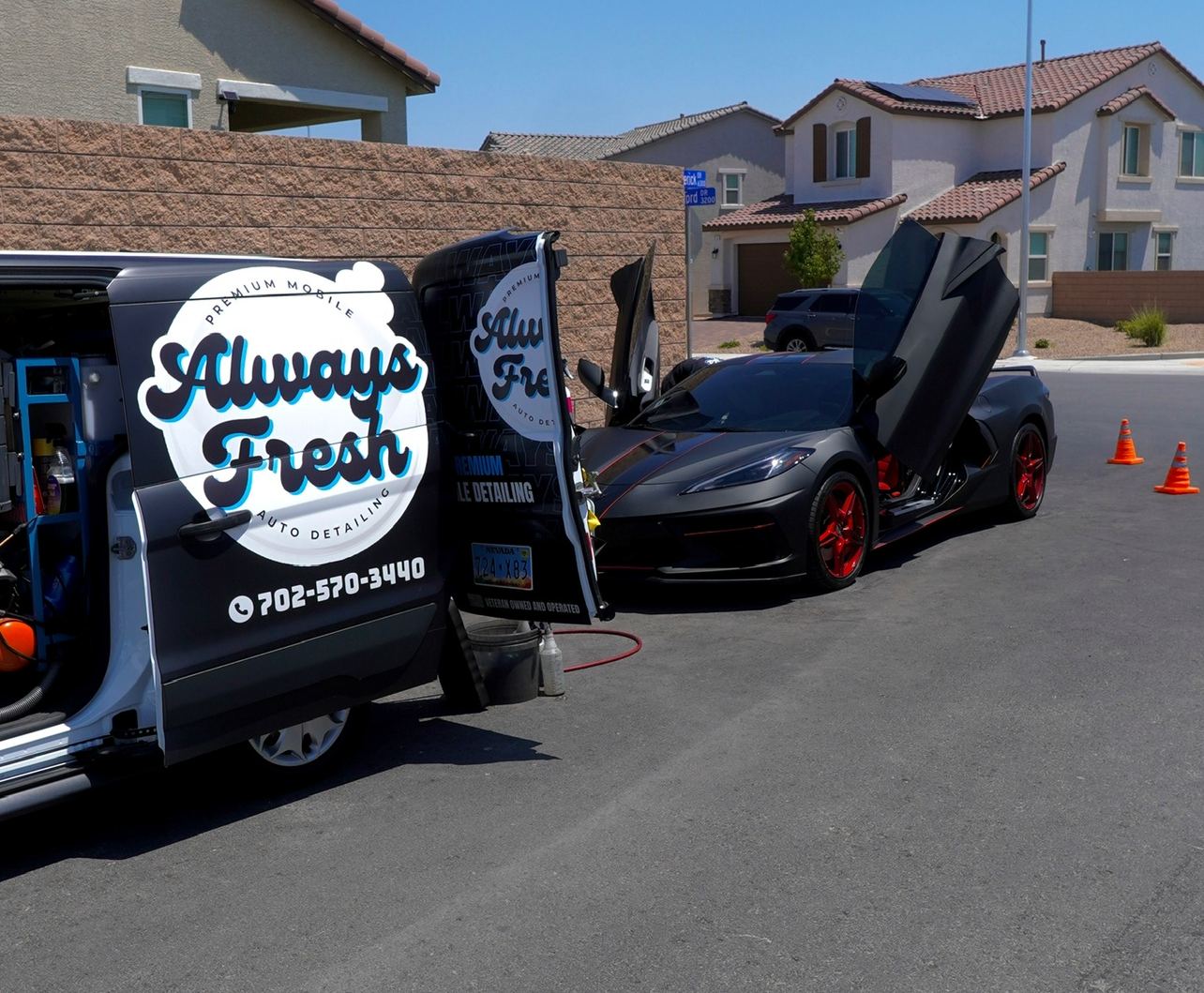 Mobile detailing in Skye Canyon